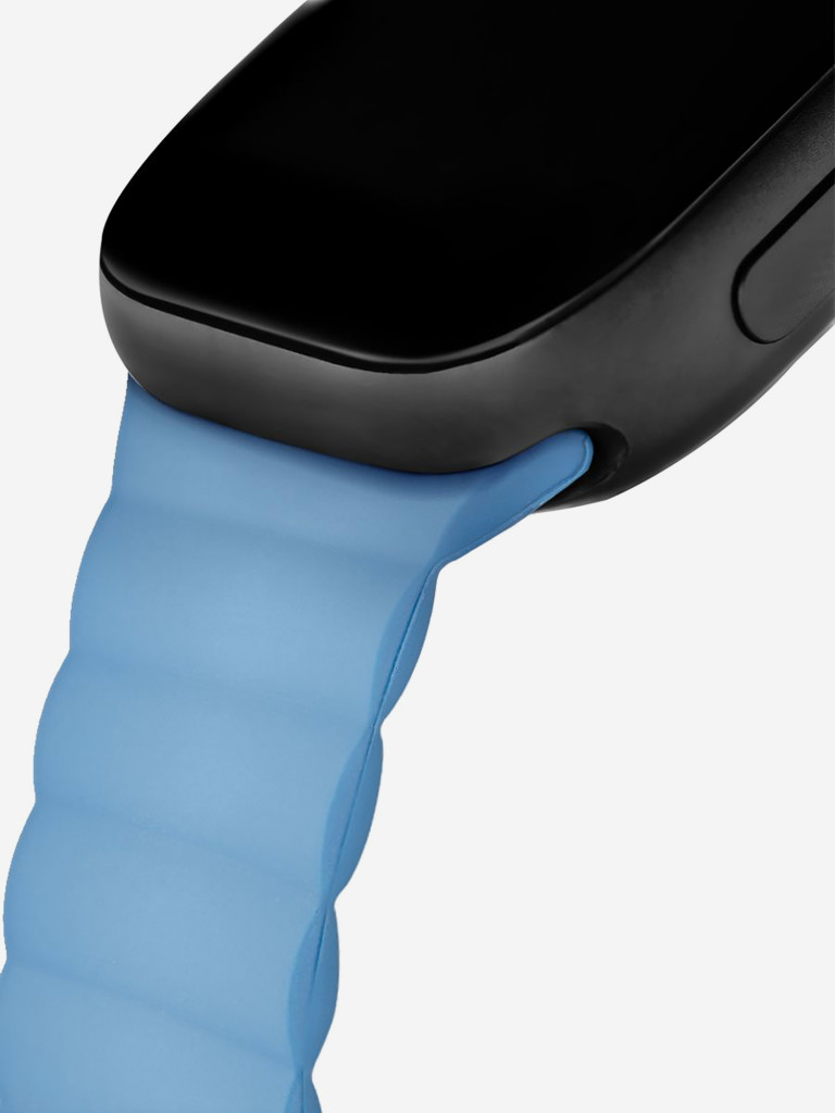 Ремешок для часов Apple Watch 41/40/38 mm Mutural Оригинал, ультралегкий силиконовый на магните — синий