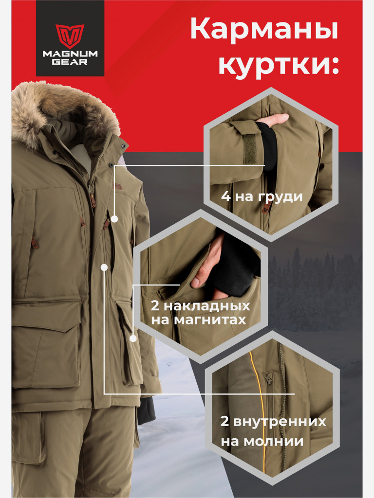Костюм MAGNUM GEAR HUSKY - 40° С хаки