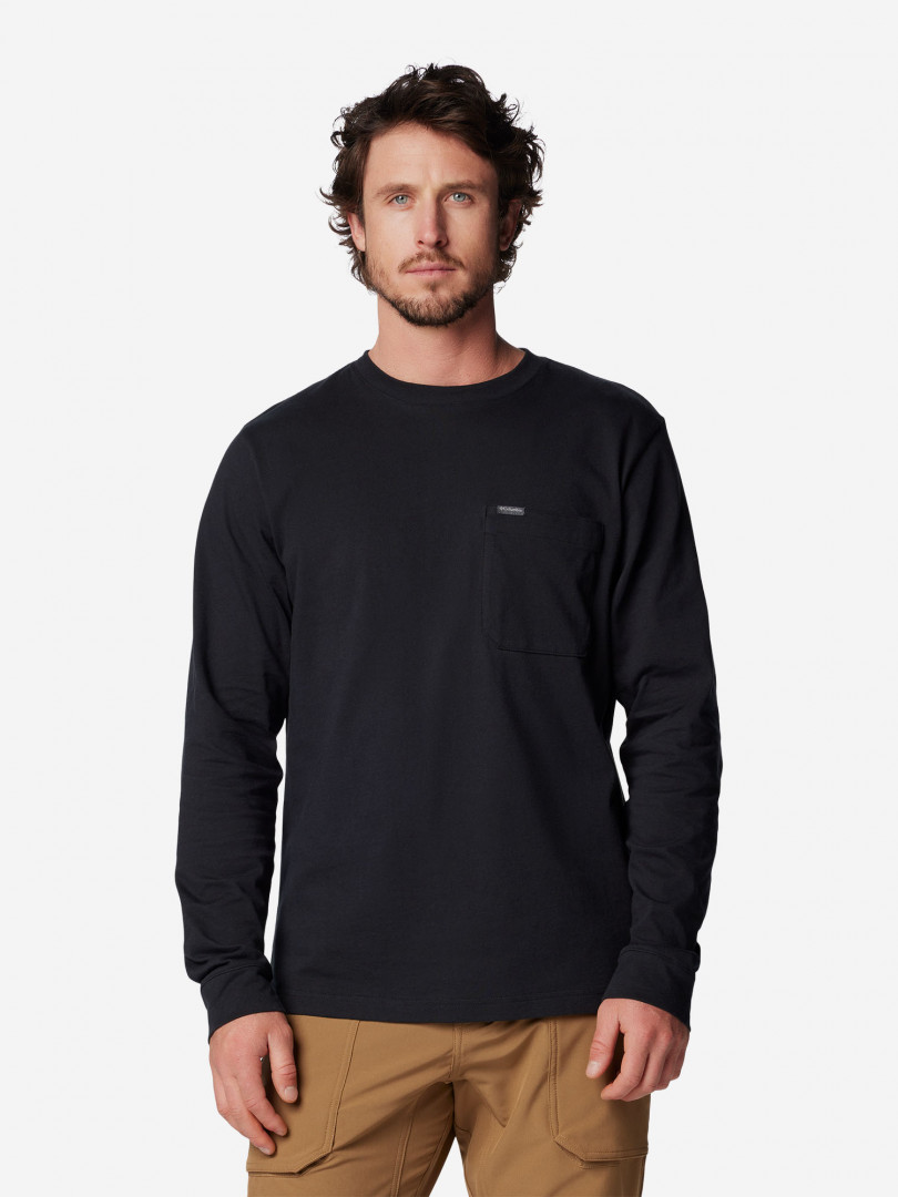 Свитшот мужской Columbia Landroamer Long Sleeve T-Shirt, Черный