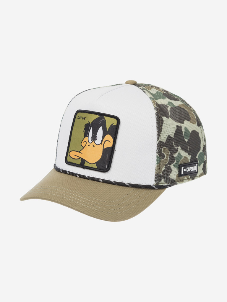 Бейсболка с сеточкой CAPSLAB CL/LOO11/1/PCT/CAM Looney Tunes Daffy Duck (оливковый)