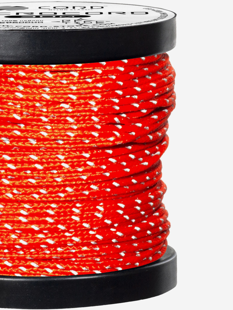 Микрокорд CORD катушка 30м светоотражающий (neon orange)