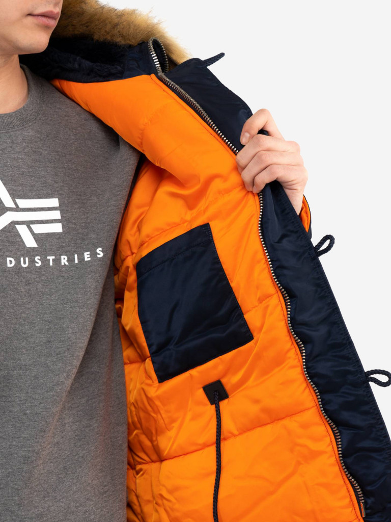 Парка зимняя мужская Slim Fit N-3B Alpha Industries