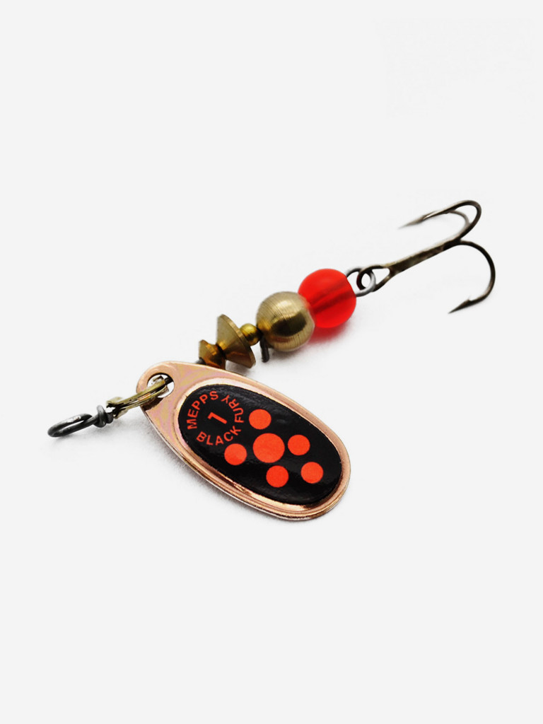Блесна Mepps BLACK FURY ORANGE CU №1