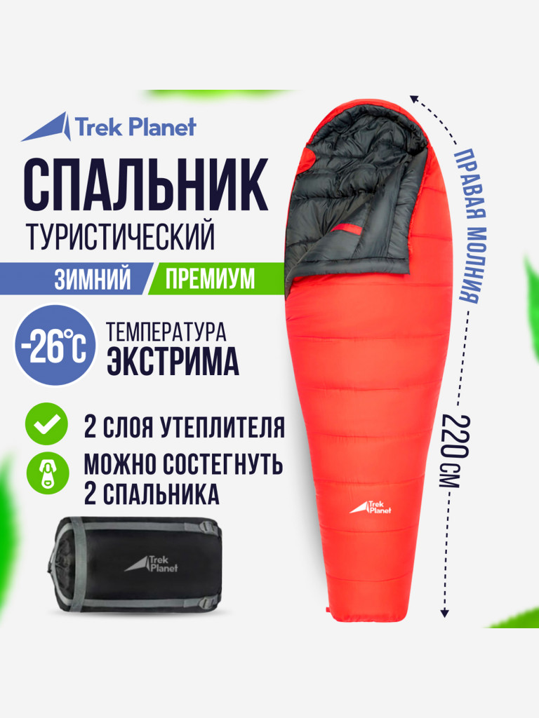 Спальный мешок Trek Planet Norge R