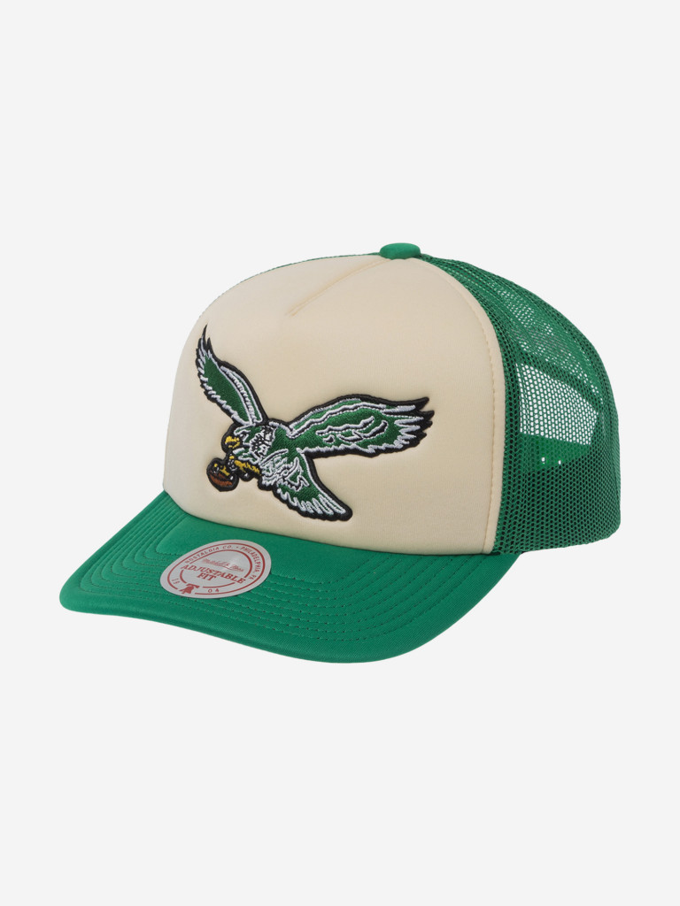 Бейсболка с сеточкой MITCHELL NESS HT12896-PEACREA Philadelphia Eagles NFL