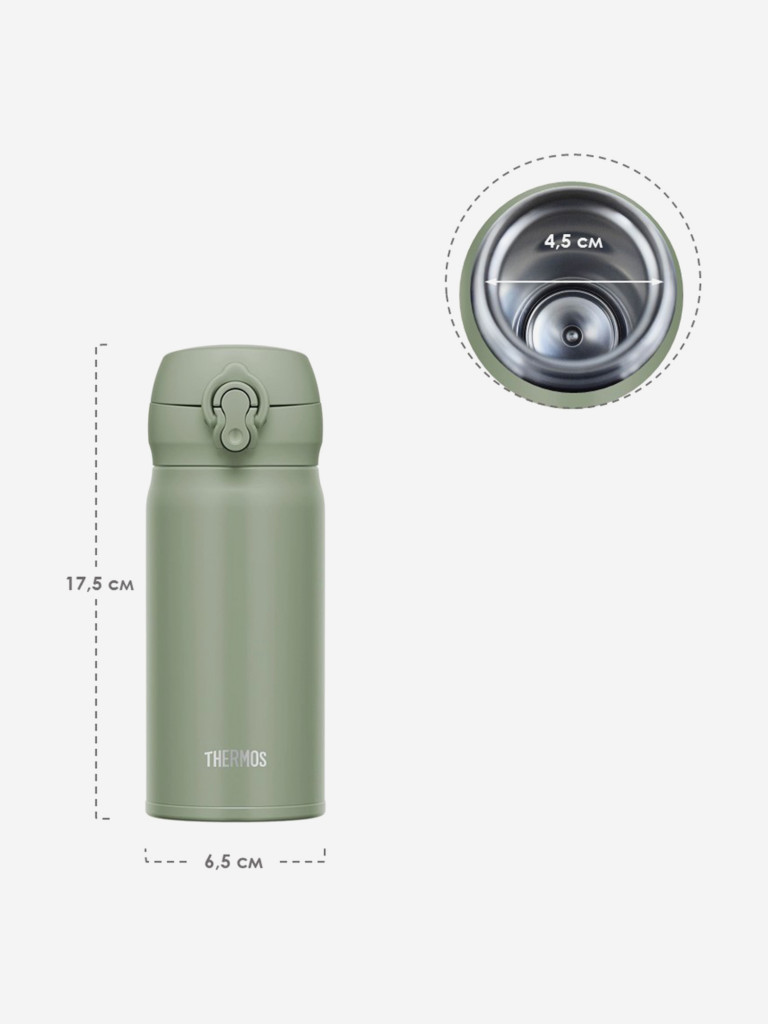 Термокружка для кофе 350 мл THERMOS JNL-356 зелёная