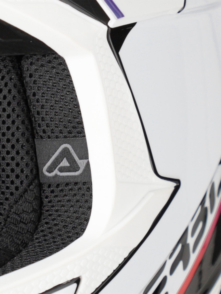 Мотошлем Кроссовый Acerbis T711 White/Black