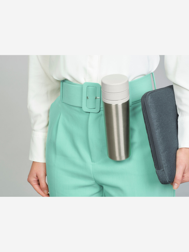 Термобутылка Brabantia "Make&Take" 500мл светло-серый 228667