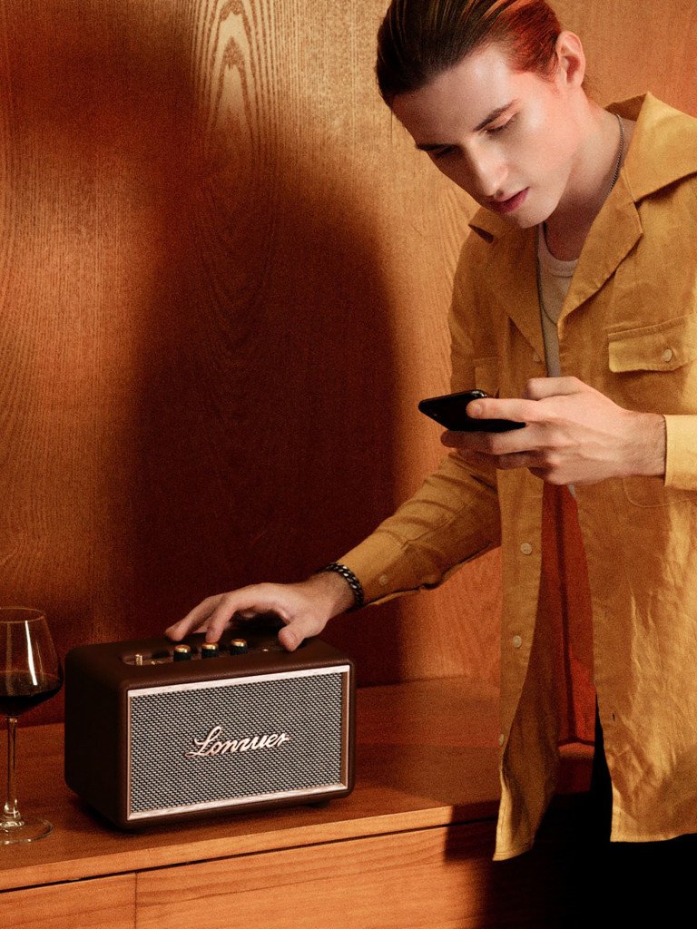 Беспроводная портативная колонка BukaTech Lonzuer Dream Brown, 60 Вт