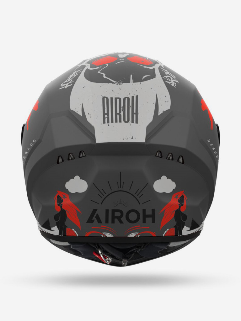 Мотошлем Интеграл Airoh CONNOR DESPERADO Orange Matt
