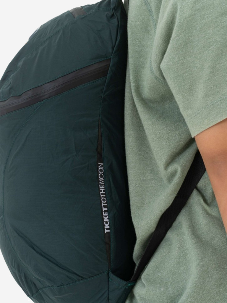 Рюкзак TICKET TO THE MOON Mini 15L water resistant, dark green
