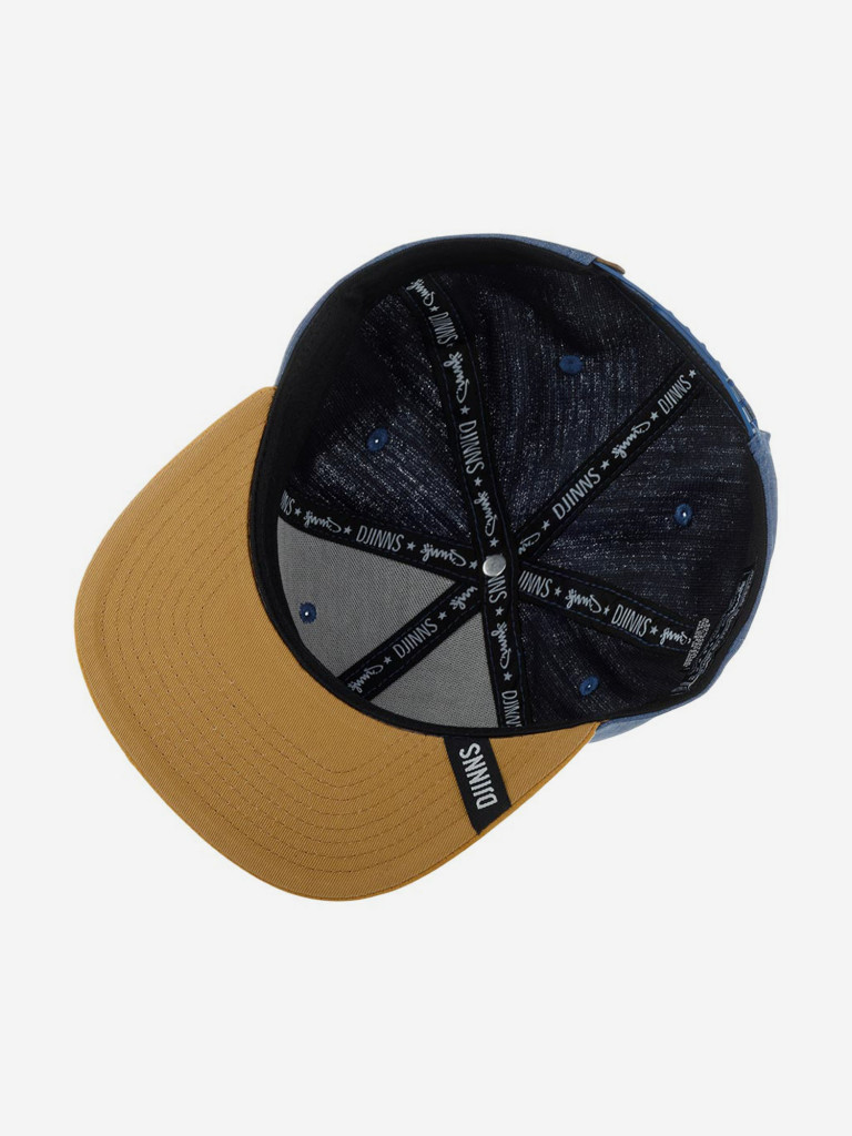 Бейсболка с прямым козырьком DJINNS 6P SB Linen 2015 (синий)