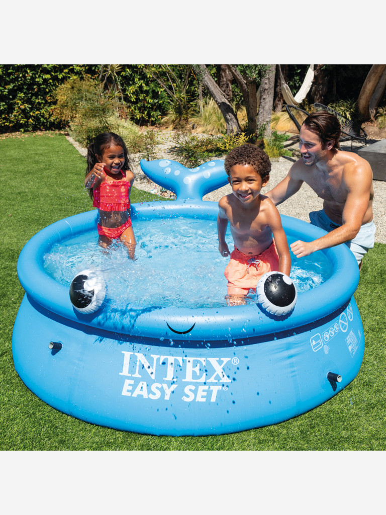 Бассейн Intex 26102 Easy Set (183х51см) "Веселый кит", 880л.