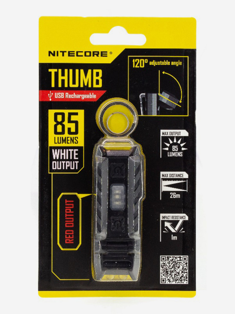Фонарь ручной Nitecore Thumb, 85 лм
