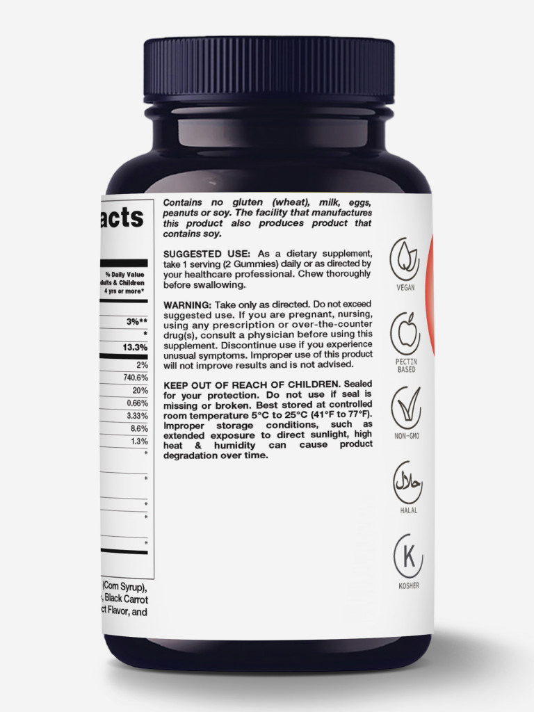 Мармеладный витамин С комплекс LIVS, 44 шт