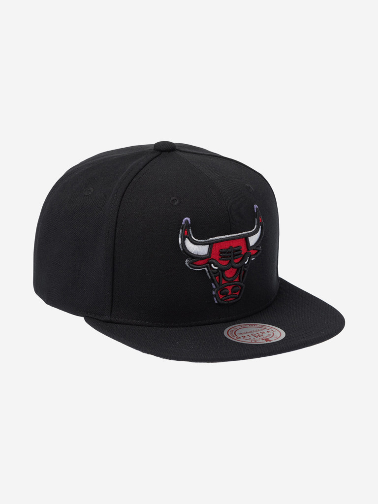 Бейсболка с прямым козырьком MITCHELL NESS HS11485-CBUBLCK Chicago Bulls NBA (черный)