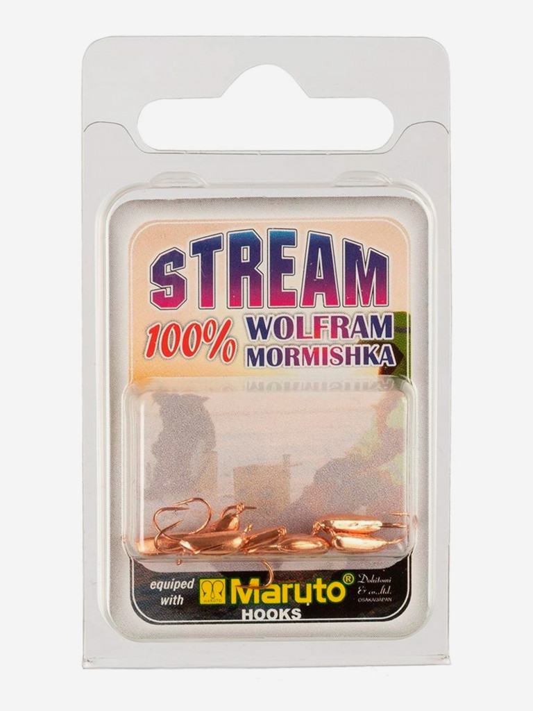 Мормышка Helios вольфрамовая Рижский банан с ушком 2,5мм 0,38г Cu (MW-2025-Cu), 10 штук в упаковке