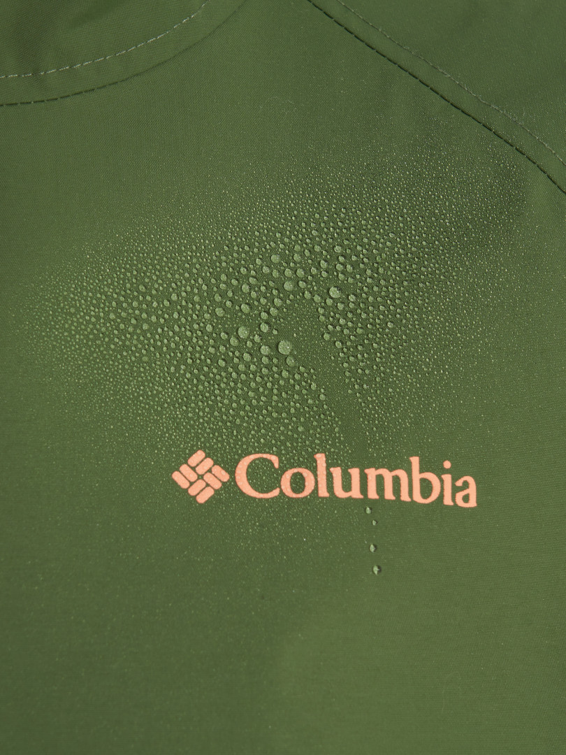 фото Ветровка женская columbia columbia park ii jacket, зеленый