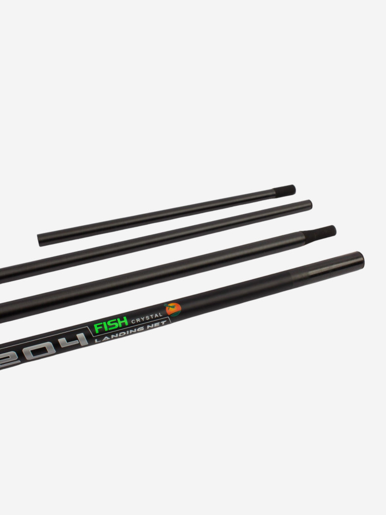 Ручка для подсачека Fish Crystal Duna Landing штекерная, карбон, спортивная 4 секции, 4.2 м