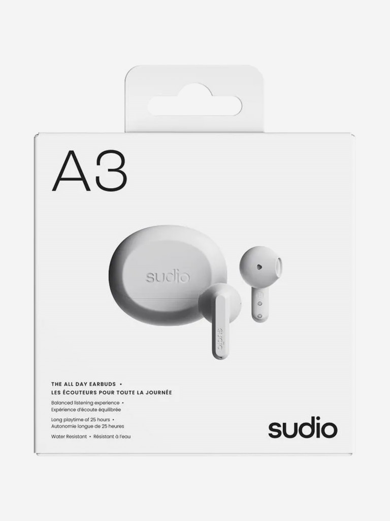 Беспроводные наушники Sudio A3 Wireless Bluetooth Earbuds, цвет: белый