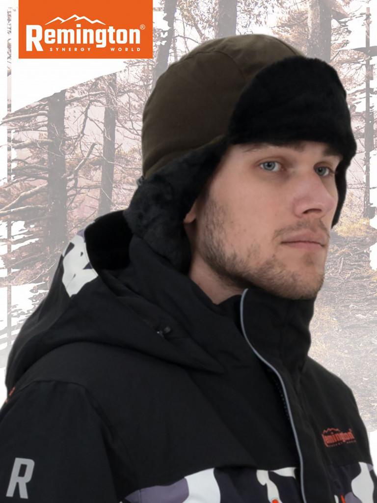 Шапка-ушанка Remington North Ice brown