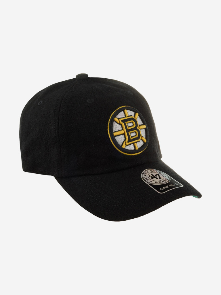 Бейсболка 47 BRAND H-BRKSB01WMS-BK Boston Bruins NHL (черный)