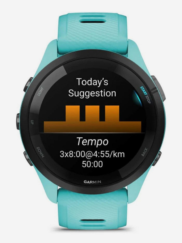 Часы Garmin Forerunner 265 MUSIC AQUA 010-02810-12