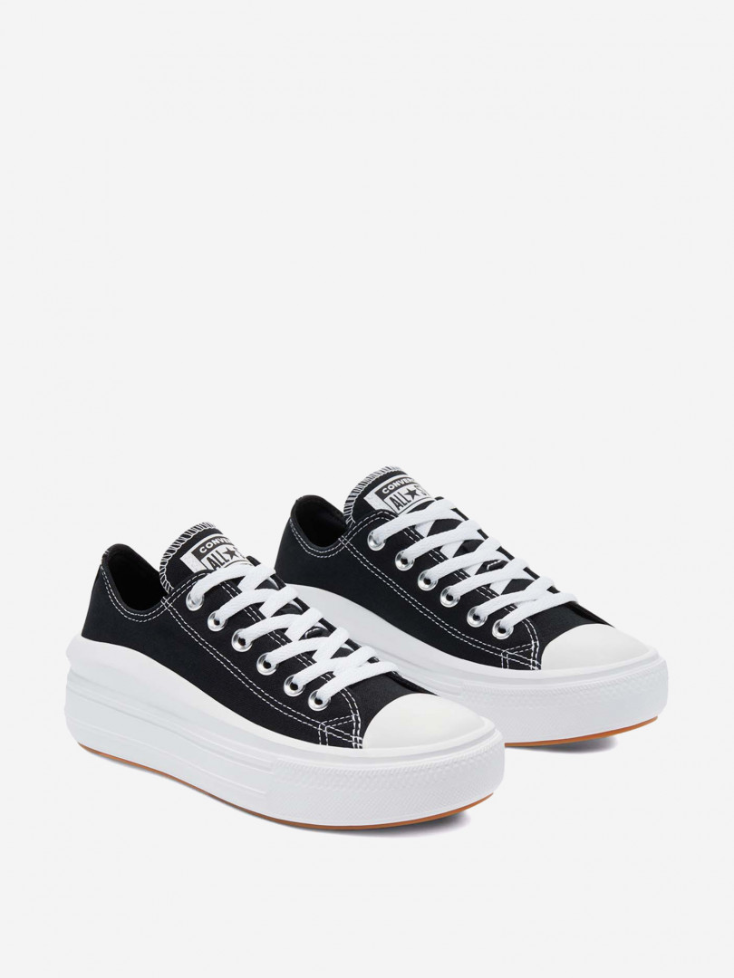 фото Кеды женские converse chuck taylor all star move, черный