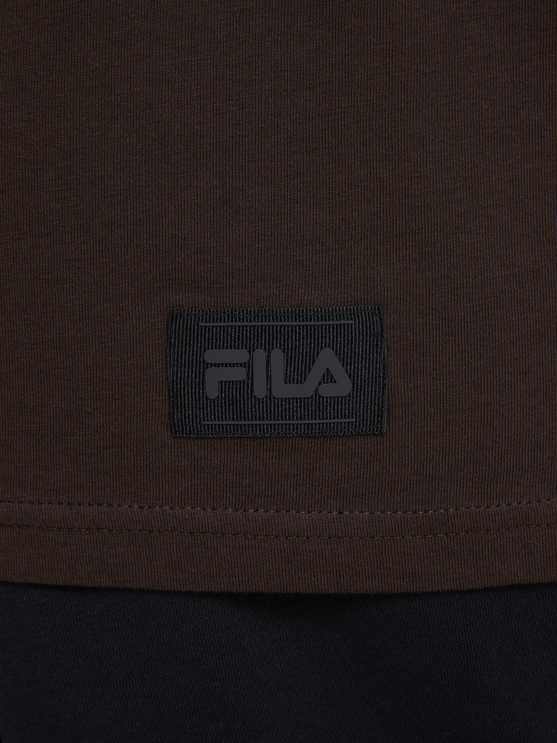 фото Футболка женская fila, коричневый