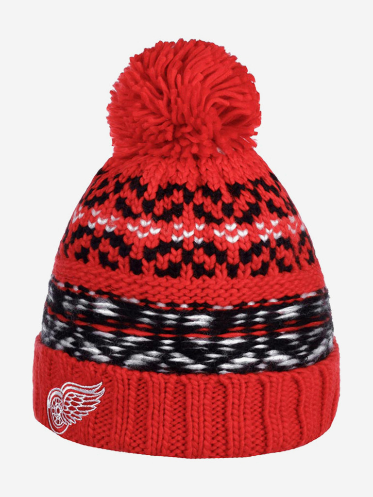 Шапка с помпоном AMERICAN NEEDLE 42802A-DRW Detroit Red Wings Gusto NHL