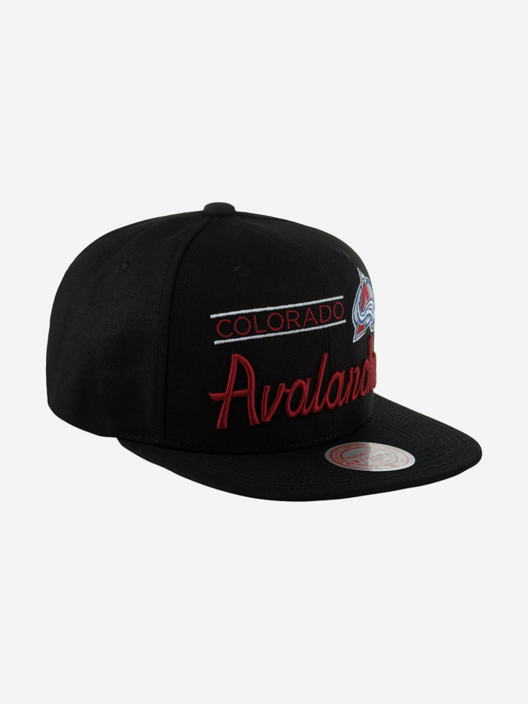 Бейсболка с прямым козырьком MITCHELL NESS 6HSSLD21213-CAVBLCK Colorado Avalanche NHL (черный)