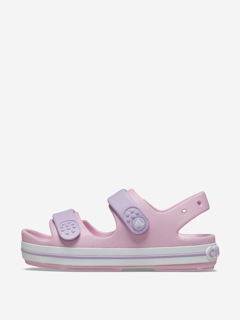 фото Сандалии детские crocs crocband cruiser sandal k, розовый