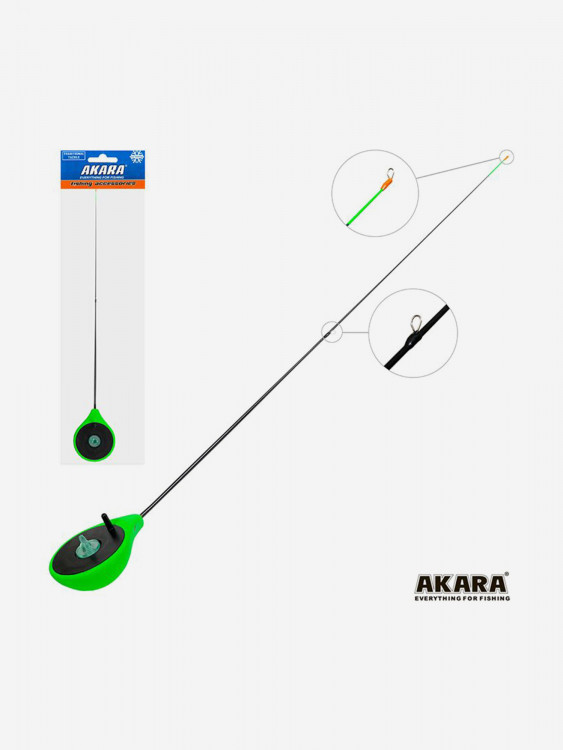 Удочка зимняя Akara Finezza L (1,0-3,6г) Green