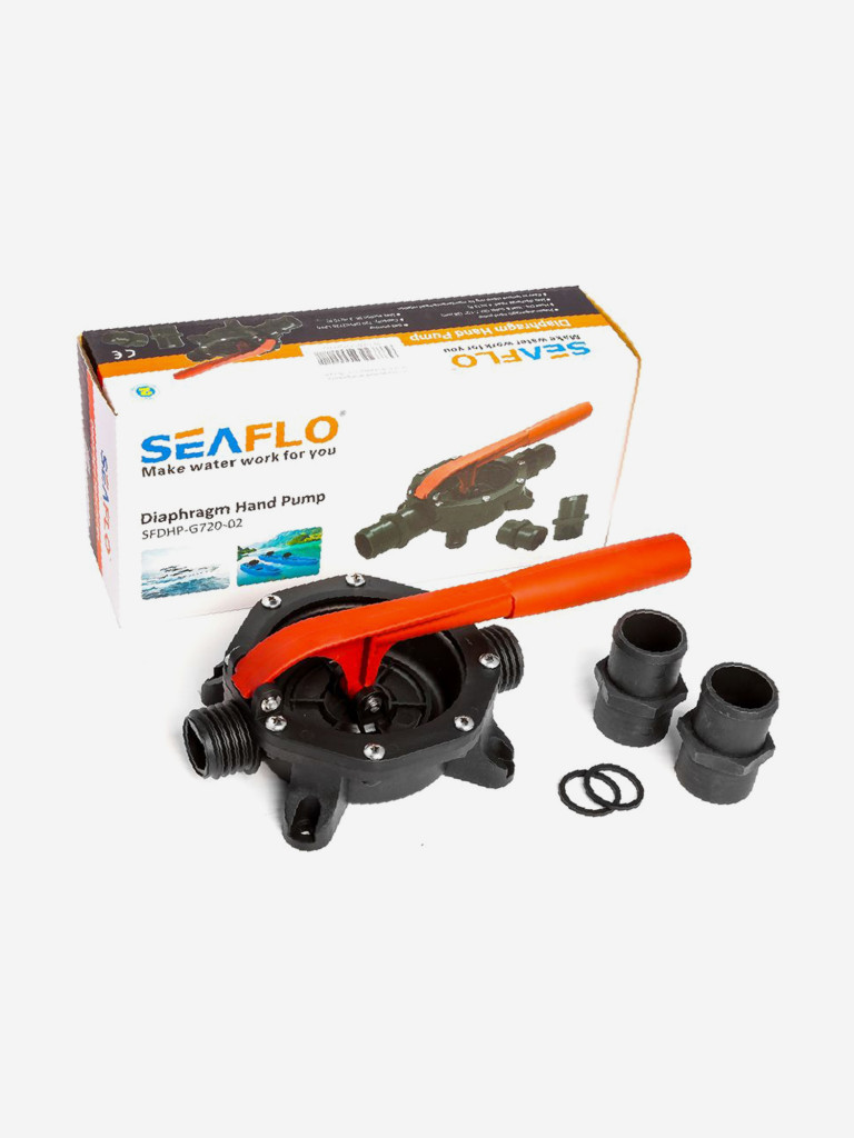 Помпа водооткачивающая ручная SeaFlo, мембранная, 20 л/мин, патрубок 38 мм
