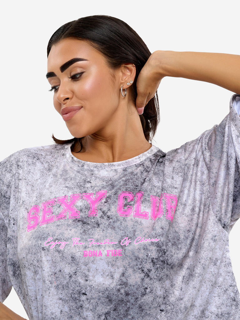 Футболка женская Bona Fide Oversize Crop T-shirt Sexy Club