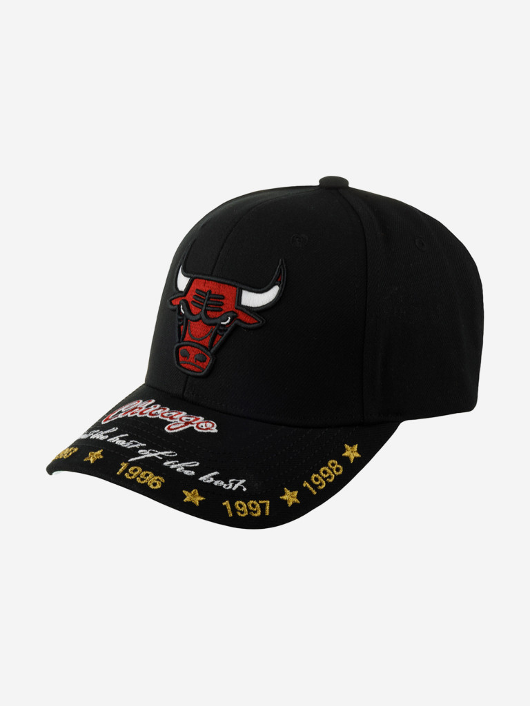 Бейсболка MITCHELL NESS HHSS6268-CBUYYPPPBLCK Chicago Bulls NBA