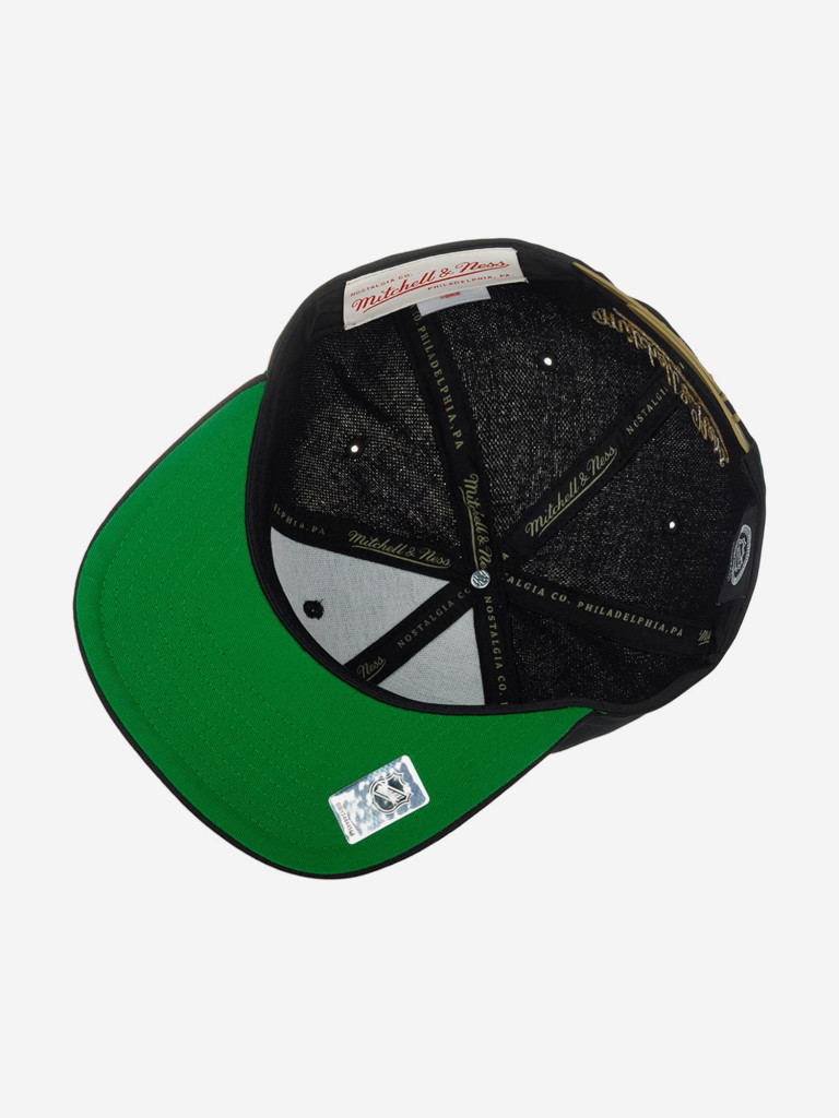 Бейсболка с прямым козырьком MITCHELL NESS 6HSSLD21213-VGKBLCK Vegas Golden Knights NHL (черный)