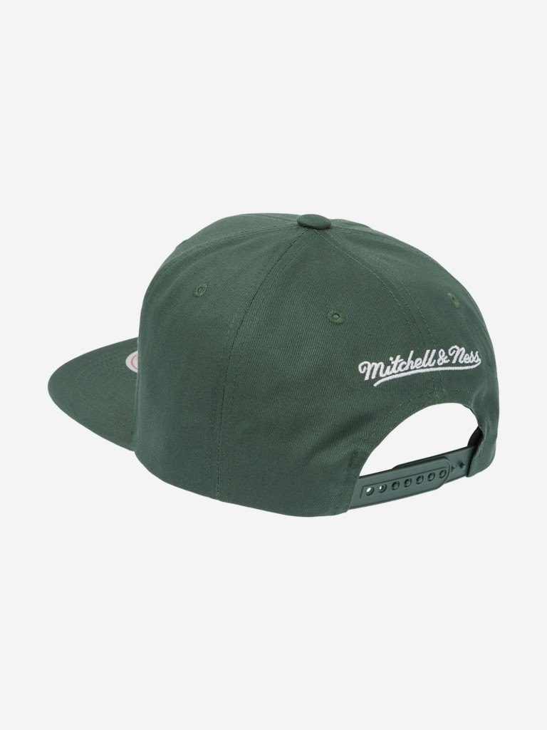 Бейсболка с прямым козырьком MITCHELL NESS HHSS6829-MNNYYPPPDKGN (зеленый)