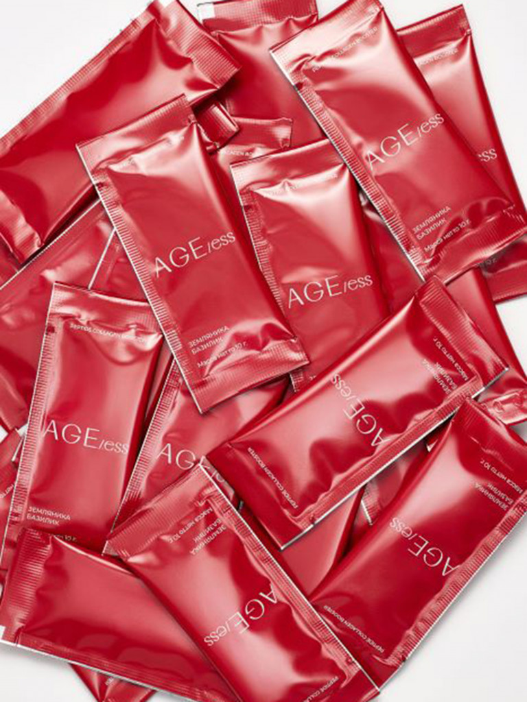 Пептидный коллаген AGEless со вкусом земляника-базилик, желе в саше