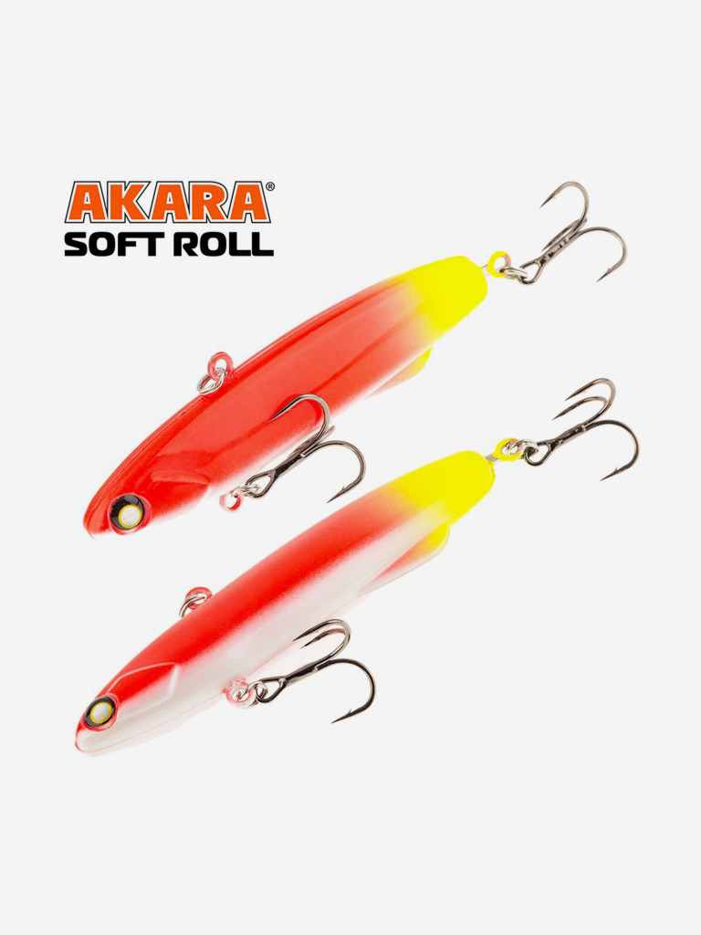Воблер ратлин Akara Soft Roll 70мм 17г A160 виб зимний на щуку, судака