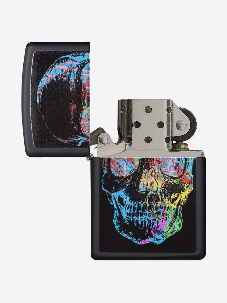 Зажигалка бензиновая ZIPPO 28042 Colorful Skull