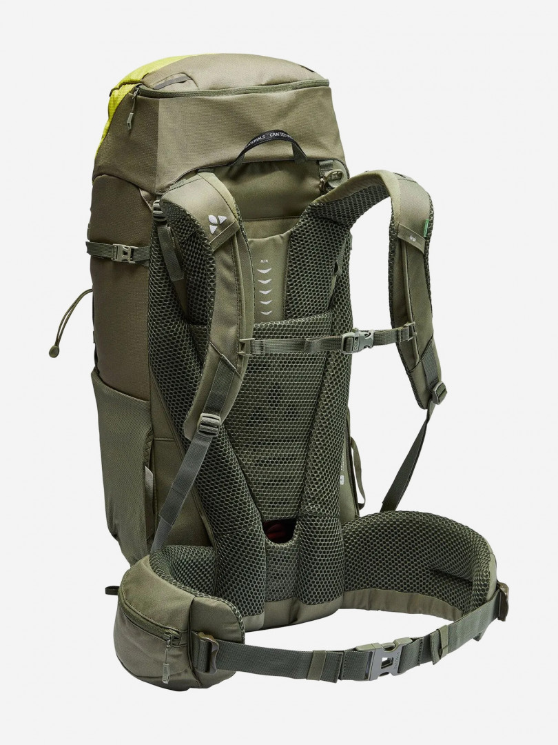 фото Рюкзак vaude asymmetric, 42+8 л, зеленый