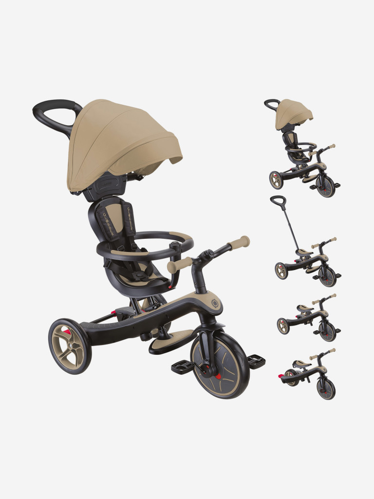 Трехколесный велосипед-беговел Globber TRIKE EXPLORER (4в1)