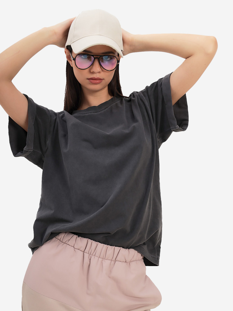 Футболка женская ASHE Garment Dyed new