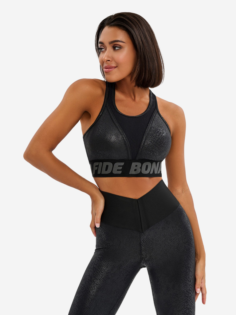 Спортивный топ бра Bona Fide Top For Top "Snake"