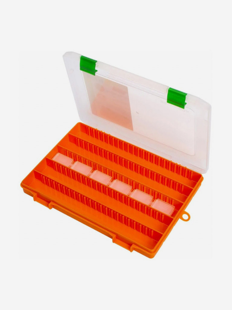 Коробка рыболовная для приманок Fisherbox 250 sh (25х19х02) slim оранжевая