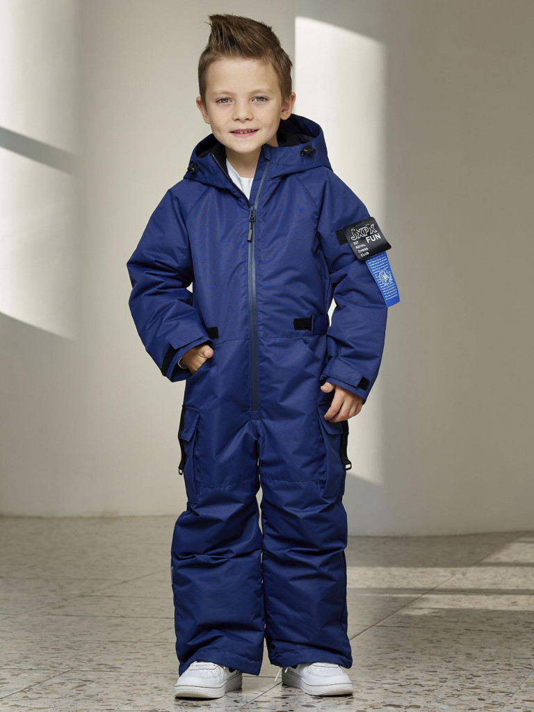 Комбинезон демисезонный для мальчика batik Селфи синий