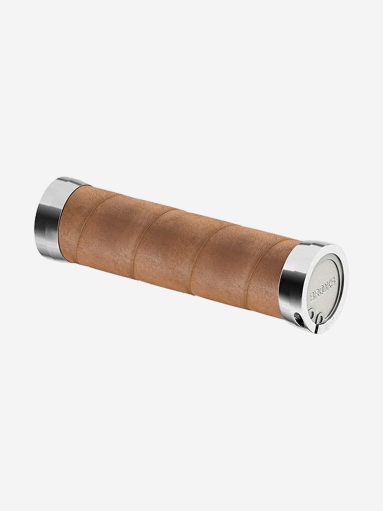 Грипсы Brooks Slender Leather Grips 130/130 Dark Tan