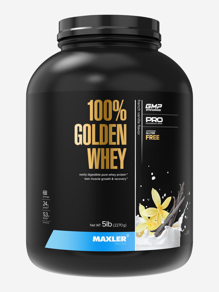 Протеин сывороточный Maxler, порошок, 2270 г - Французская ваниль