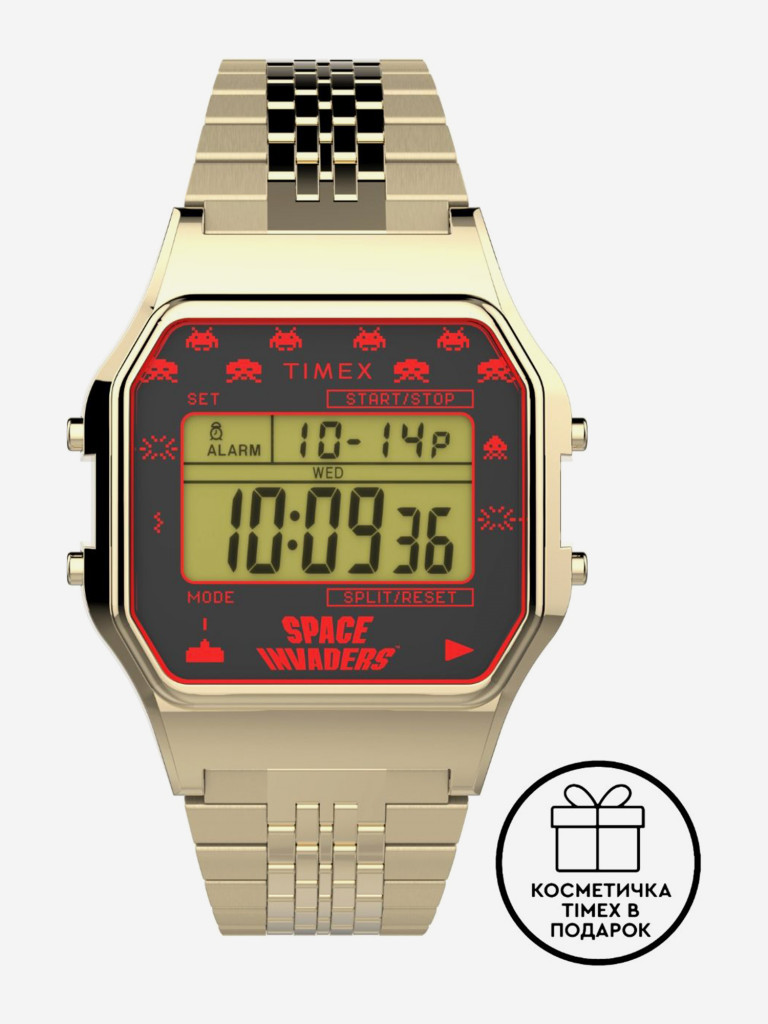 Спортивные часы TIMEX TW2V30100, Электронные, 34 мм, с подсветкой Indiglo